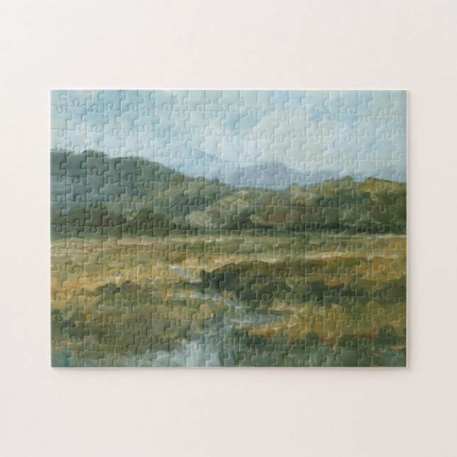 Impasto Landscape III Jigsaw Puzzle (Horizontal)