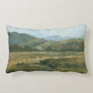 Impasto Landscape III Lumbar Cushion