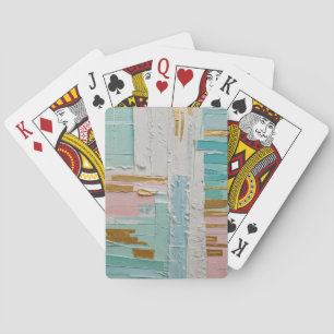 Impasto Pastel Horizon Playing Cards