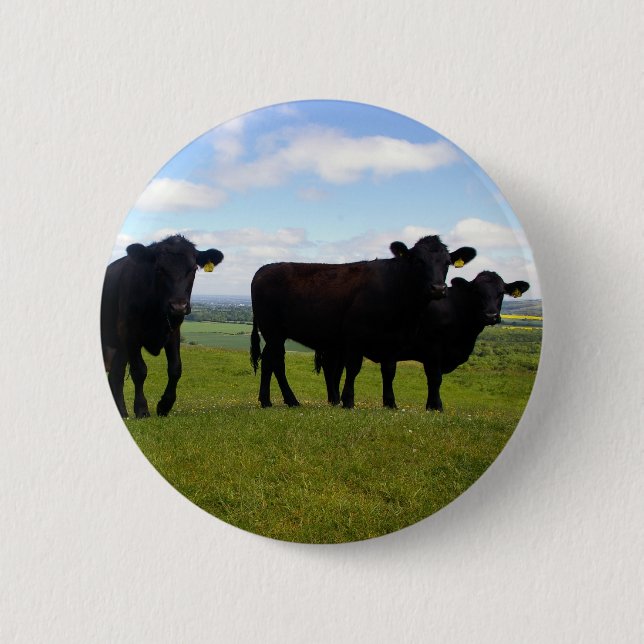 Impatience 6 Cm Round Badge (Front)