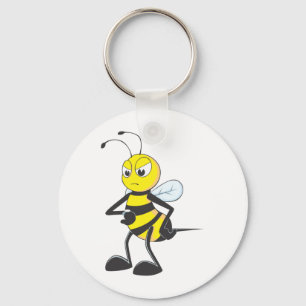 Impatient Bee Key Ring