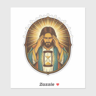 Impatient Jesus Loading Hourglass Slow Internet Te