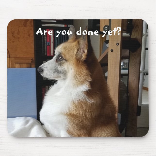 Impatient Pet Mouse Pad (Front)