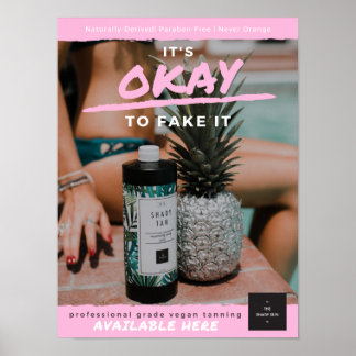 Impatiently Shady Poster - Pink Branded