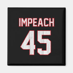 Impeach 45 Footll Style Anti Trump Ck Print Magnet