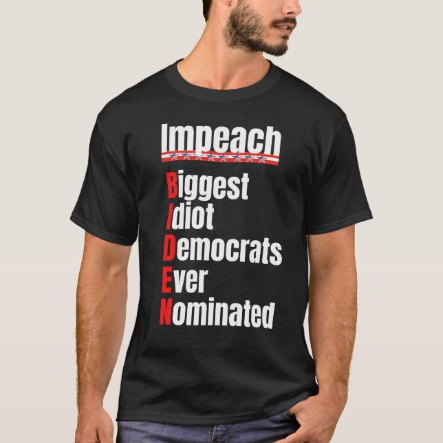 Impeach Biden T-Shirt (Front)