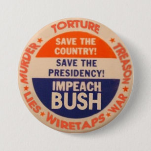 Impeach Bush 3-Inch Button