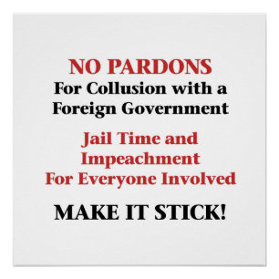Impeach -- No Pardons for Collusion Poster