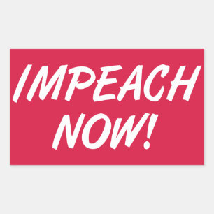 Impeach Now Rectangular Sticker