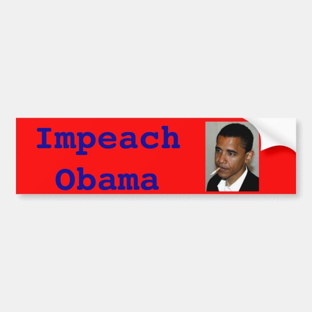 Impeach Obama Bumper Sticker (Front)