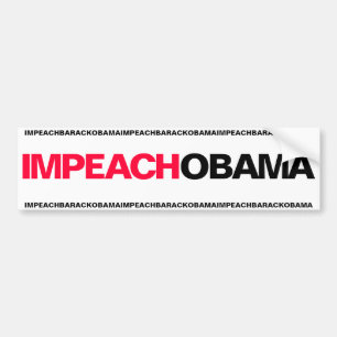 IMPEACH OBAMA BUMPER STICKER