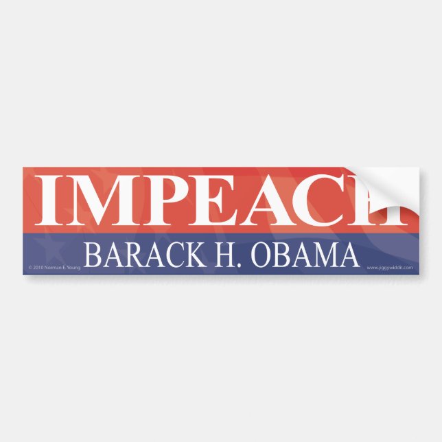 Impeach Obama Bumper Sticker (Front)