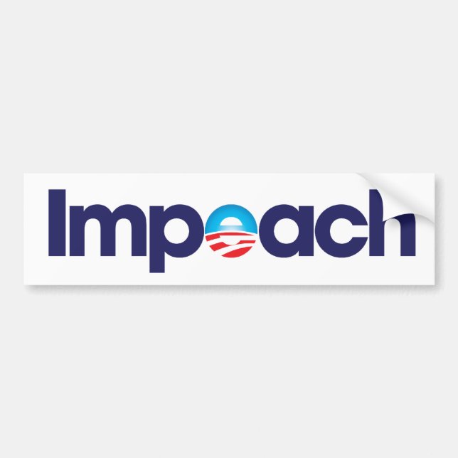 Impeach Obama Bumper Sticker (Front)