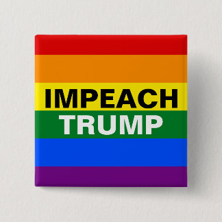 Impeach Trump 15 Cm Square Badge