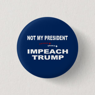 Impeach Trump 3 Cm Round Badge