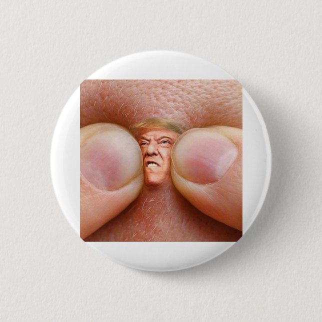 impeach trump 6 cm round badge (Front)