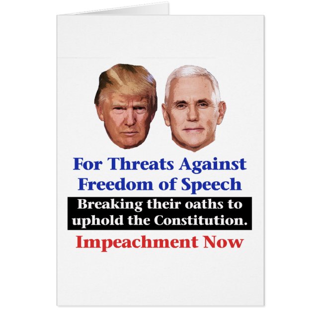 Impeach Trump and Pence (Front)