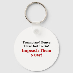 Impeach Trump and Pence Key Ring