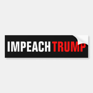 IMPEACH TRUMP ANTI TRUMP BUMPER STICKER