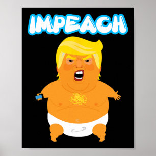 Impeach Trump By Blimp Poster