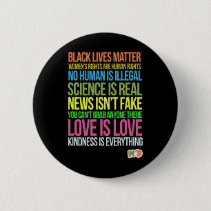 Impeach Trump Edition Black Lives Nasty Woman Resi 6 Cm Round Badge