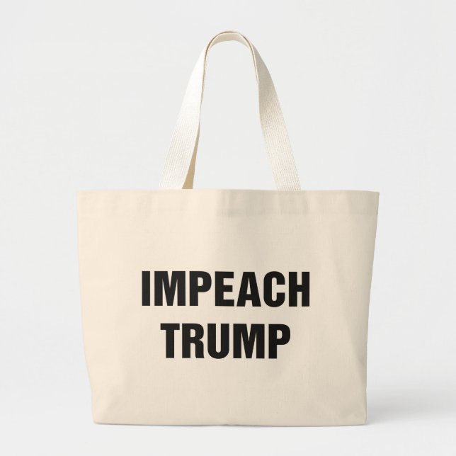 IMPEACH TRUMP LARGE TOTE BAG (Front)
