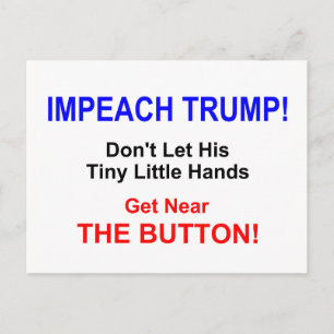 Impeach Trump!  Postcard