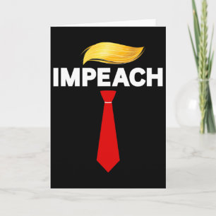 Impeach Trump Protest Against Trump Card