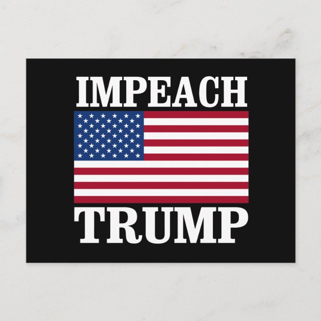 Impeach Trump - Save America -- Anti-Trump Design  Postcard (Front)