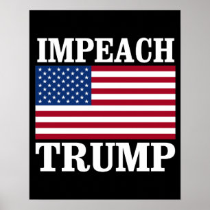 Impeach Trump - Save America -- Anti-Trump Design  Poster