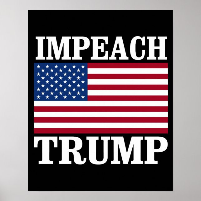 Impeach Trump - Save America -- Anti-Trump Design  Poster (Front)