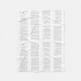 Impeachment Articles Fleece Blanket