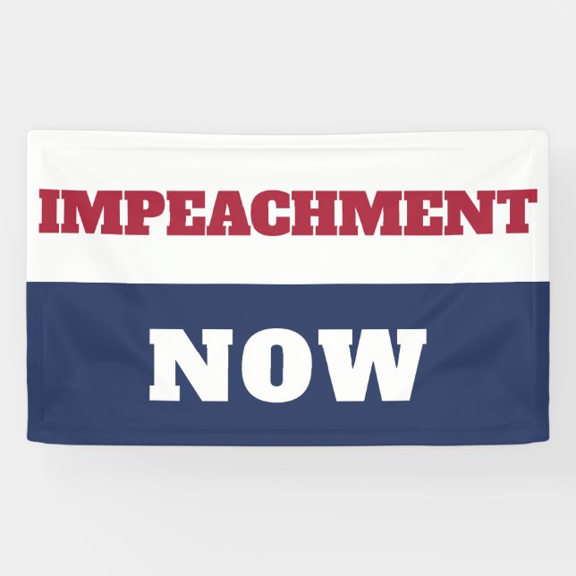 Impeachment Now Anti Trump Trumpism Banner (Horizontal)