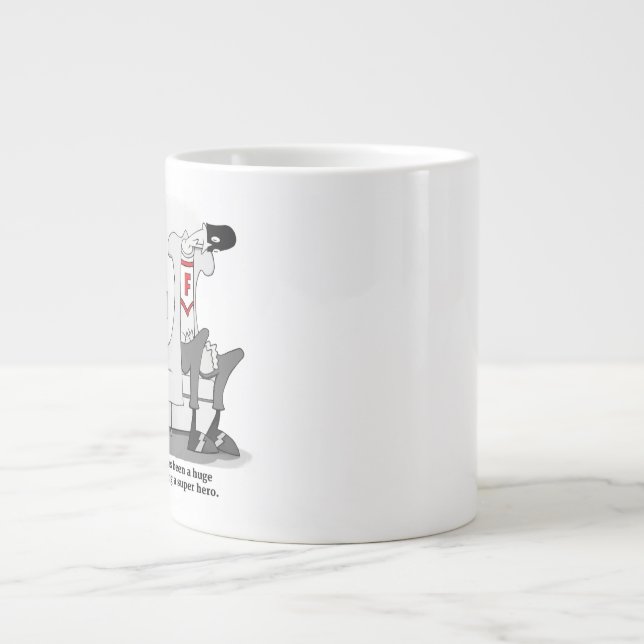 Impediments To Being a Superhero - Fred Jumbo Mug (Front)