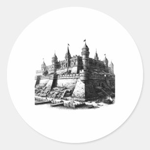 Impenetrable Beauty The Bastion Forts Sticker