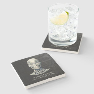 IMPERFECT ANSWER Marble Stone Coaster