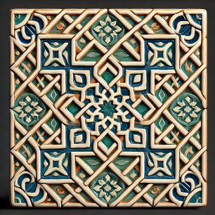Imperfect Beauty - Geometric Art Ceramic Tile