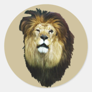 Imperfect King Classic Round Sticker