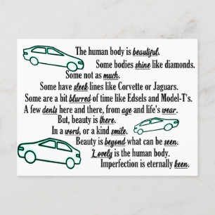 Imperfection is Keen Collection  Holiday Postcard