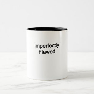Imperfectly Flawed Two-Tone Coffee Mug