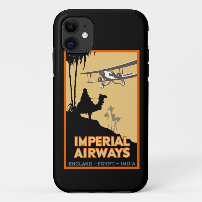 Imperial Airways ~ England - Egypt - India Case-Mate iPhone Case (Back)