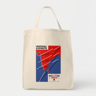Imperial Airways ~ India Tote Bag