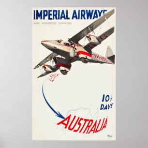 Imperial Airways Travel Poster