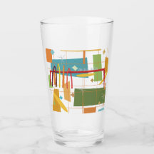 Imperial Beach mid century Surfhenge tumbler