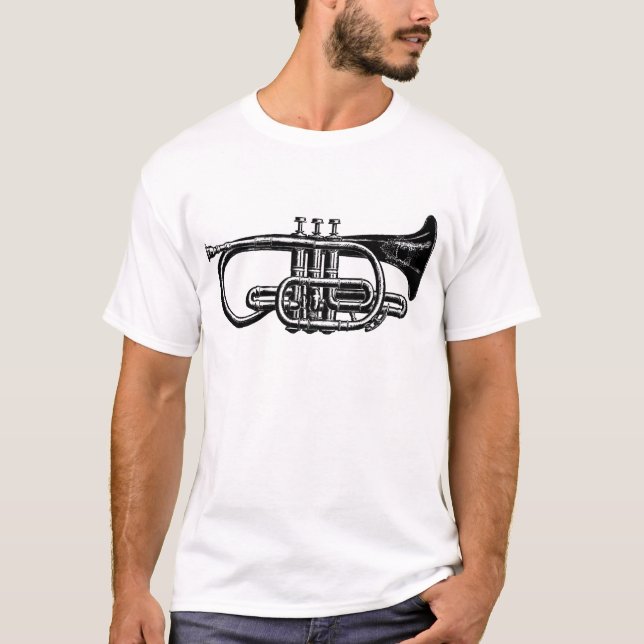 Imperial Brass Cornet - Musical instrument T-Shirt (Front)