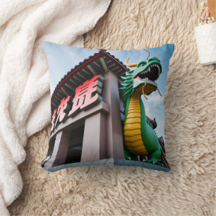 Imperial Chinese Dragon Cushion