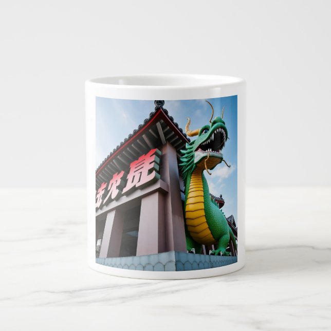 Imperial Chinese Dragon Large Coffee Mug (Front)