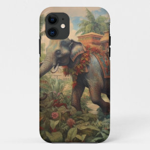 Imperial Elephant & Golden Pavilion Vintage iPhone 11 Case