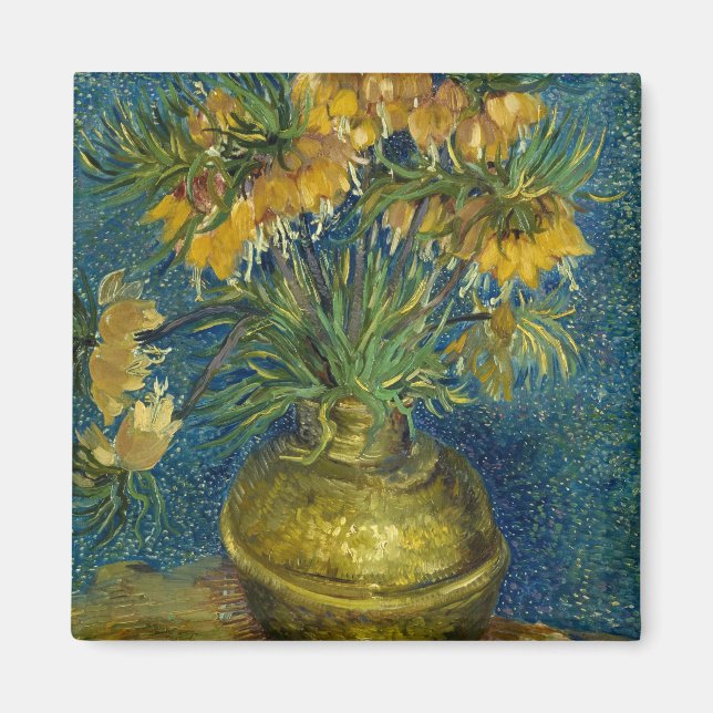 Imperial Fritillaries in a Copper Vase, 1886 Magnet (Front)