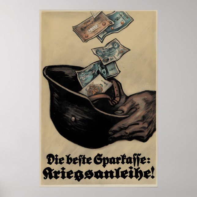 Imperial German WWI Propaganda Poster The b e s t (Front)